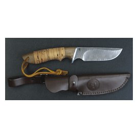 Нож Кабан (береста) Дамаск 130*38