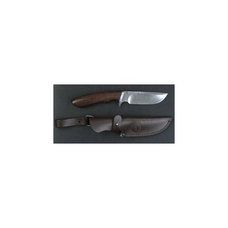 Нож Кабан (экзотическая древесина) Дамаск 120*38
