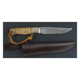 Нож Классик (береста) Дамаск 130*28