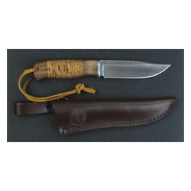 Нож Кумир (береста) Дамаск 125*26