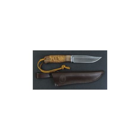 Нож Кумир (береста) Дамаск 125*26