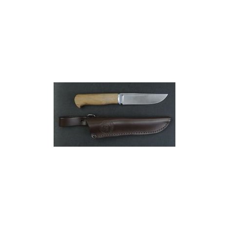 Нож Лось (экзотическая древесина) Дамаск 130*27
