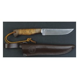 Нож Олень (береста) Дамаск 130*28