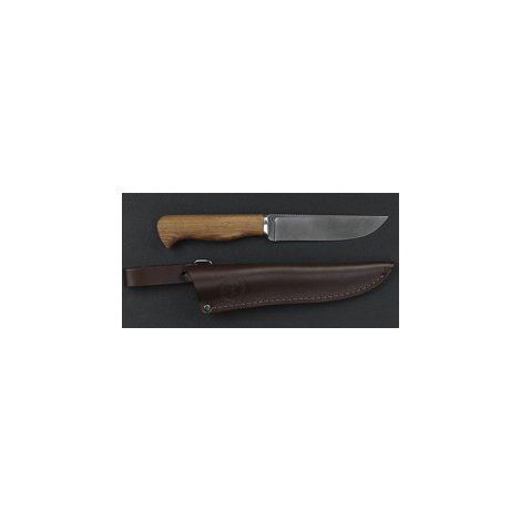 Нож Олень (экзотическая древесина) Дамаск 125*28