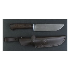 Нож Пикник (экзотическая древесина) Дамаск 135*35