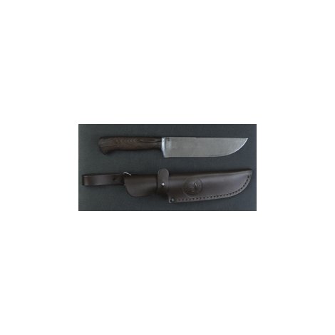 Нож Пикник (экзотическая древесина) Дамаск 135*35