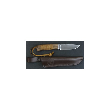 Нож Практик (береста) Дамаск 110*27
